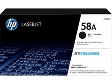 HP 58A Black Starter Toner Cartridges CF258A - 4 Pack