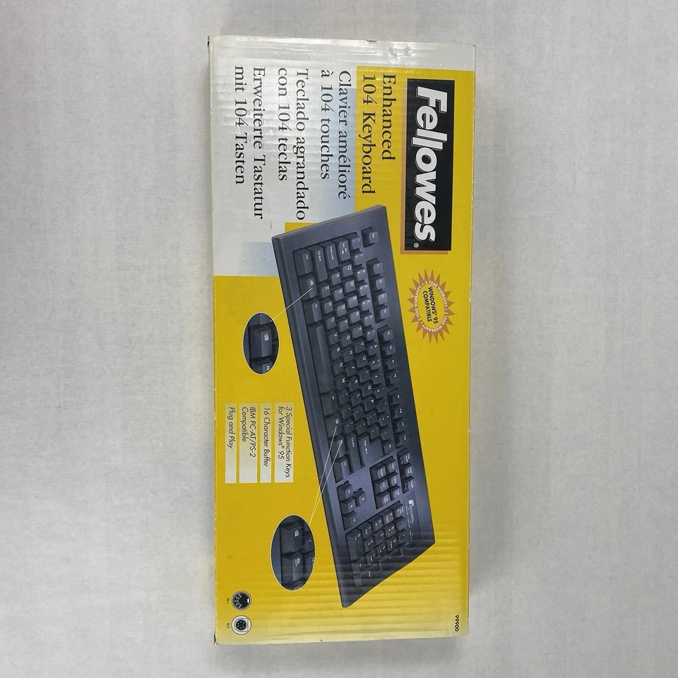 Fellowes 99900 Enhanced 104 Keyboard For Windows 95 - Open Box - Image 3 of 4