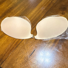 Women s Silicone Adhesive Bra 30C Beige Strap...