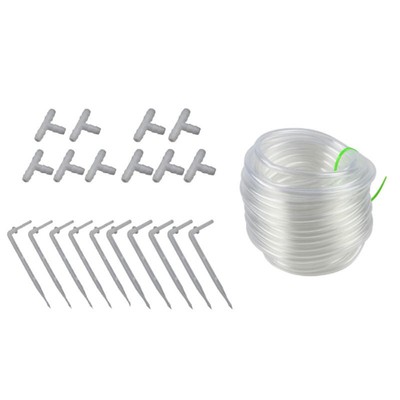 5m 10m flexibles Bew?sserungsschlauch-Set f��r Innen- und Au?enpflanzen in wei