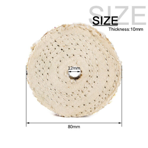 2PCS 3'' Sisal Polishing Buffing Wheel Angle Grinder For Stainless Steel Special - Picture 2 of 8