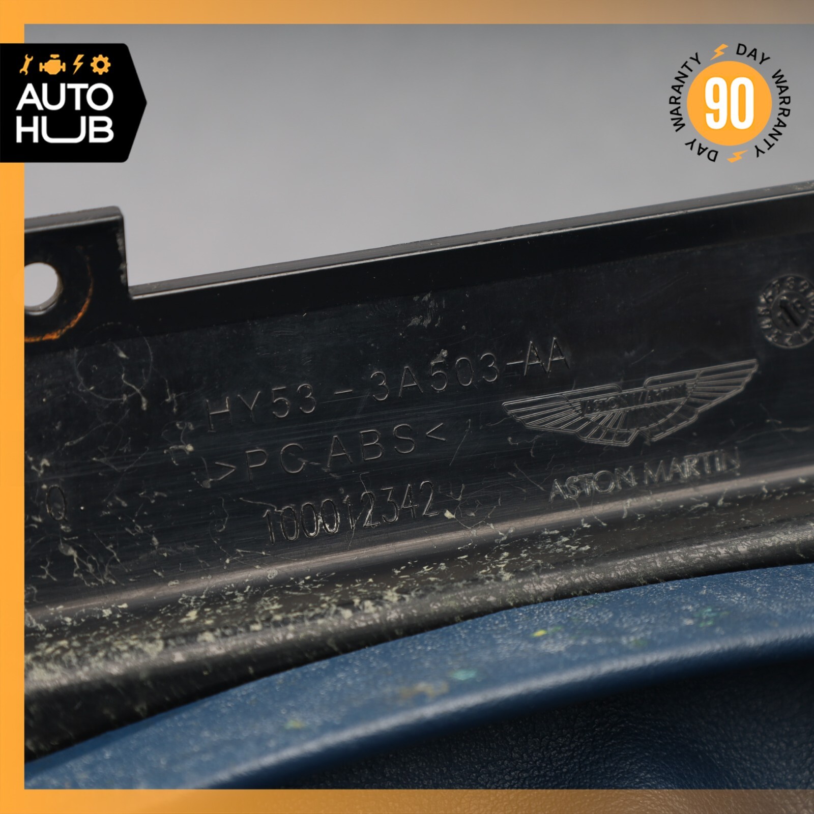 17-23 Aston Martin DB11 Steering Column Cover Trim Blue OEM 7k