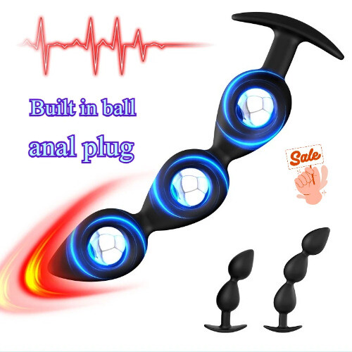 Stahlperlen-Big-Prostata-Massage-Vaginalkugeln-Analstimulation-Pull-Bead-Dildo-