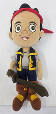 Juguete de peluche suave con espada Jake y los piratas del País de Nunca Jamás de los parques de Disney 14"