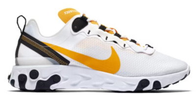 W NIKE REACT ELEMENT 55 SE CI3831 100 WEIß / ORANGE GR.44.5 HERRENSNEAKER