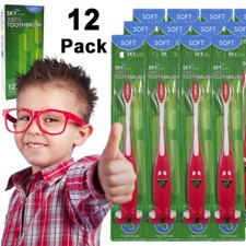 12x Soft Toothbrush for Kids Toothbrushes with Suction Cup DENTAL Goody Gifts