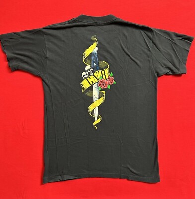 VINTAGE 90S GUNS N' ROSES 1990 USE YOUR ILLUSION ROCK T-SHIRT