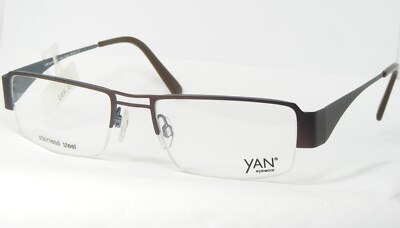 YAN by BoDe 6225 64 MAUVE BROWN EYEGLASSES GLASSES FRAME 52-19-140mm Germany