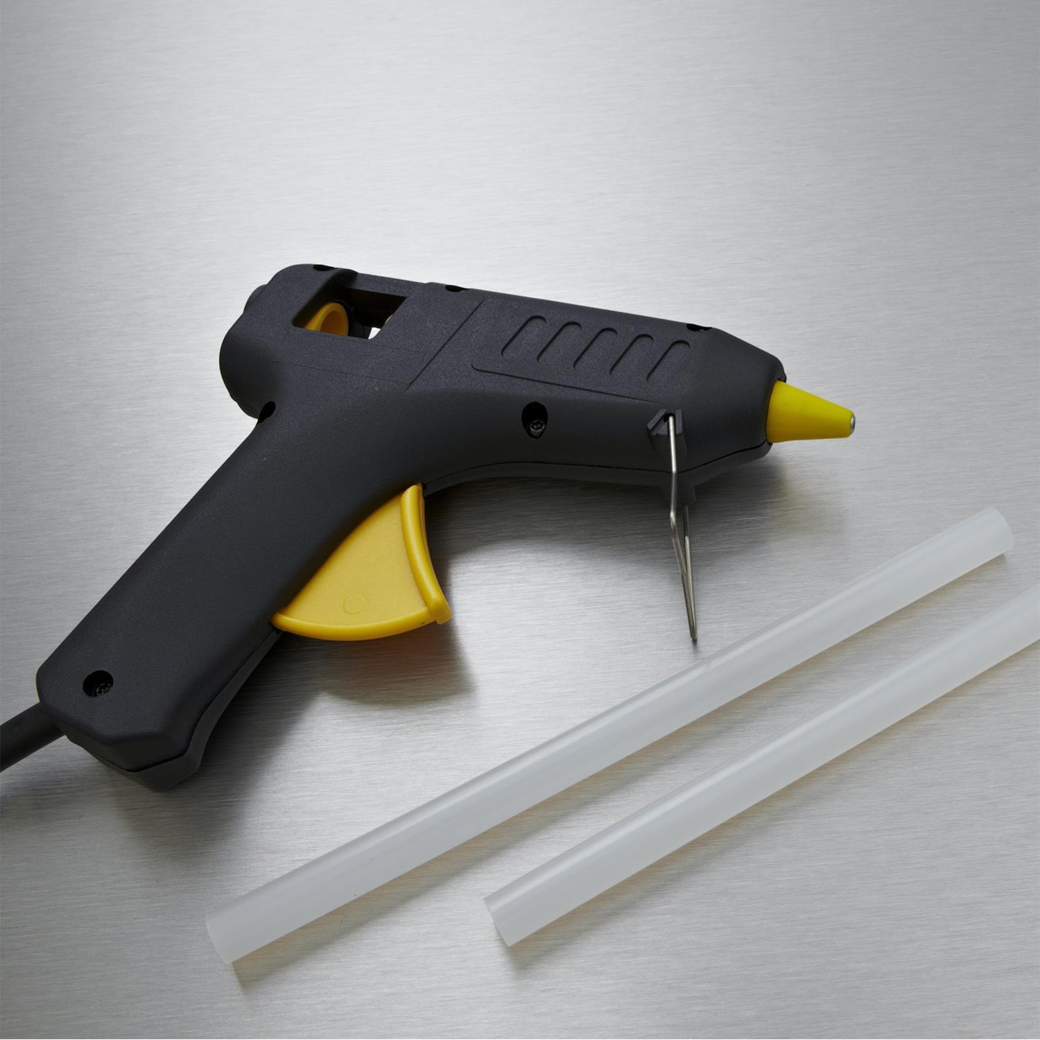 Loctite Hot Melt Black Glue Gun for Crafts & Repairs with 6 Glue Sticks