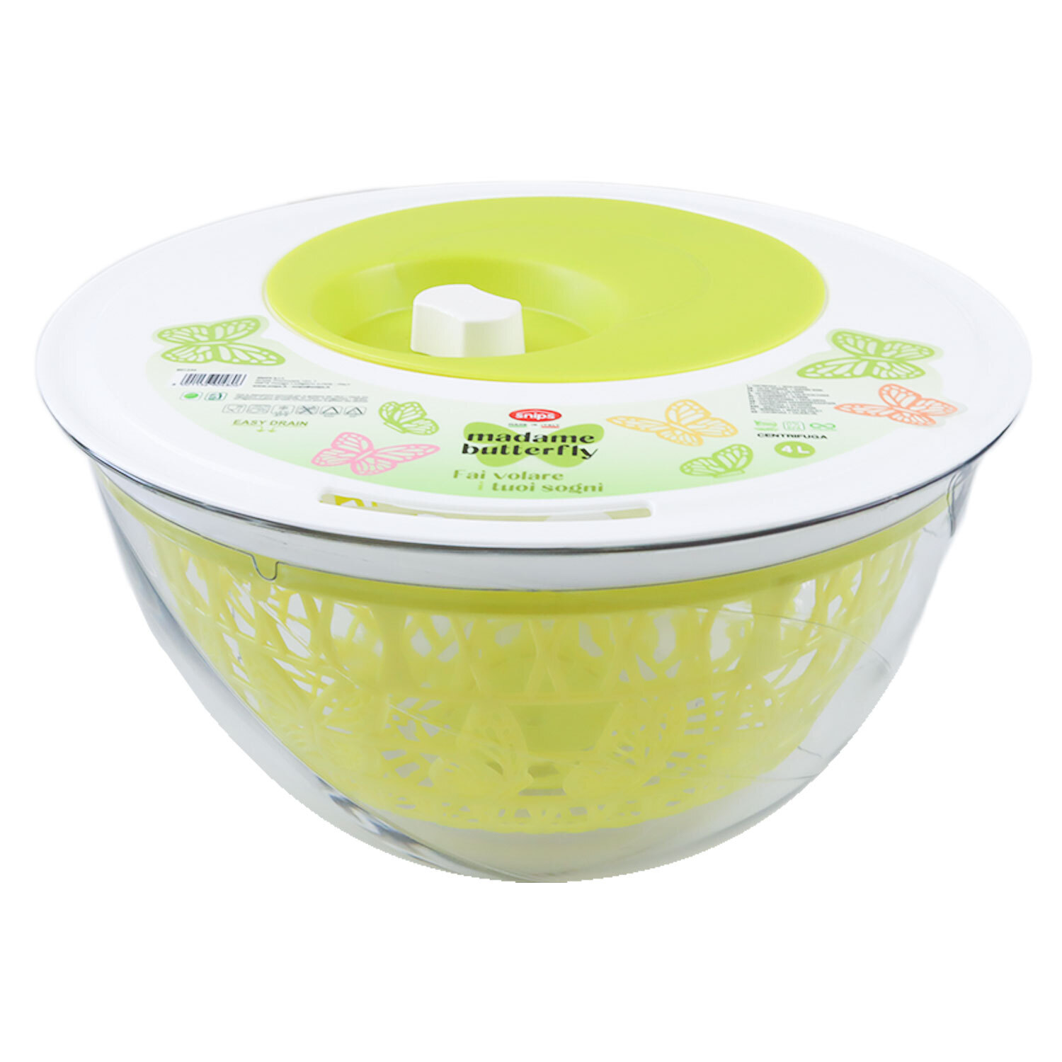 SNIPS CENTRIFUGA 4LT PER VERDURE VERDE
