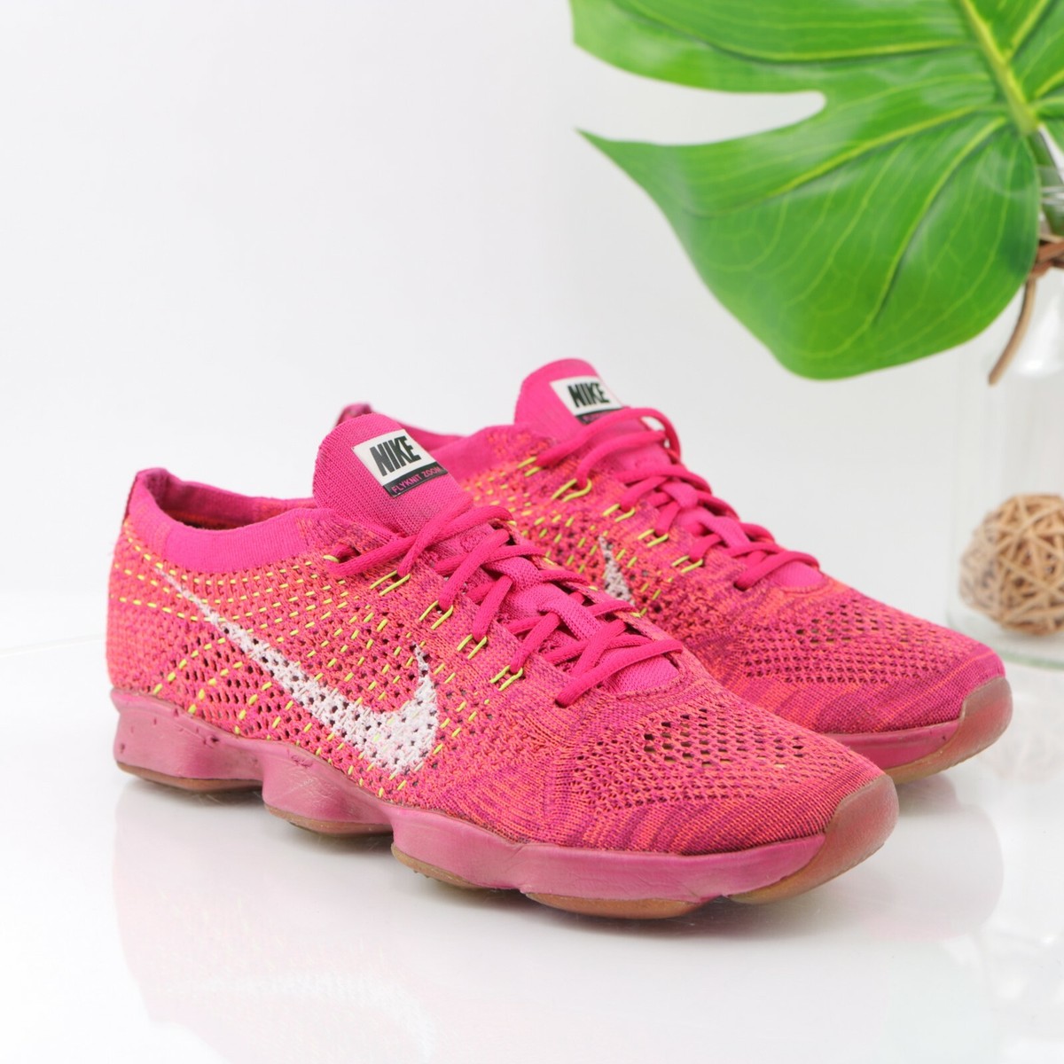 Nike Womens Flyknit Zoom Agility Running Shoe Size 7 Knit Nike Womens Flyknit Zoom Agility Running Shoe Size 7 Knit
