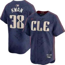 Cleveland Guardians Steven Kwan Nike Navy 2026 City Connect MLB Limited Jersey