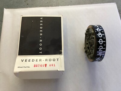 VEEDER ROOT 327669-001 MECHANISCHES COMPUTER-/GASPUMPENRAD RH-HINTEN BARGELD 4TR