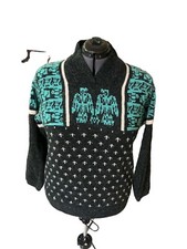 Esprit 38 1990 s Vintage Aztec Bird Pattern Sweater