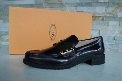 Tods Tod´s EU 36 Slipper Halbschuhe Slip-Ons Schuhe mahagoni neu ehem UVP 520  