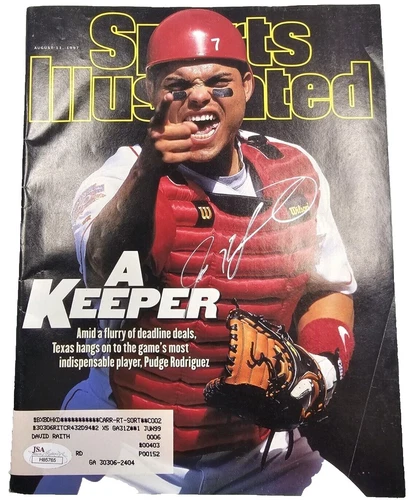 Ivan Rodriguez MLB Original Autographed Items