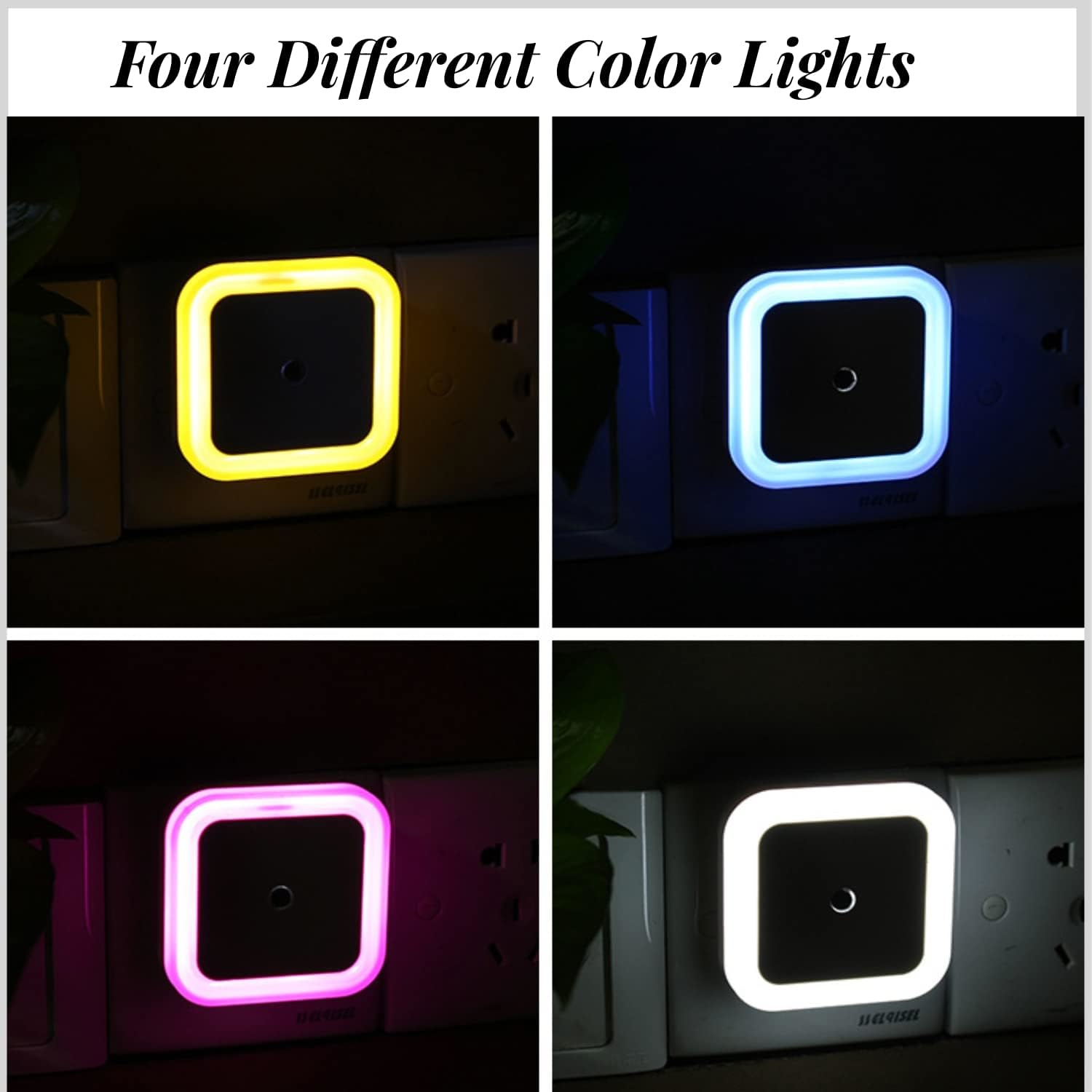 Othmro Plugin Night Light, Bathroom Shaver Light LED Bed Lights with