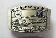 SEA LYNX MK88A - MFG5 Nordholz - G&uuml;rtelschnalle antik silber massiv