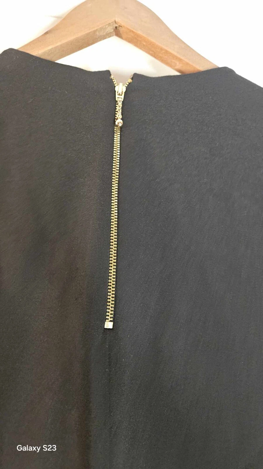 Camicetta donna Kate Spade New York taglia 4 nera manica corta gioielli sul colletto