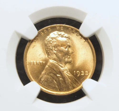 1935 Lincoln Wheat Cent  MS66 Red