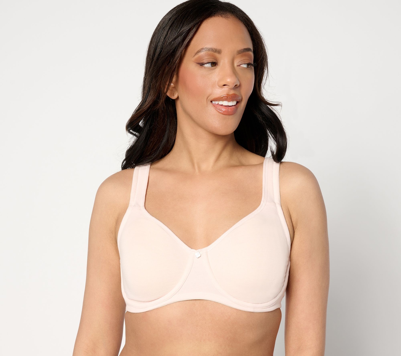 Breezies Women's Bra Sz 44DDD  Cotton Stretch Full Support Unlined Yellow