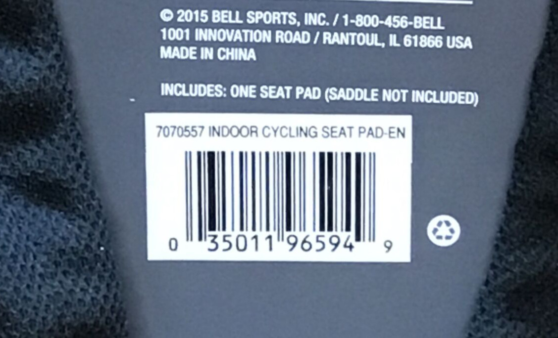 Bell Coosh 800 Memory Foam Bicycle Bike Seat Pad Black H22