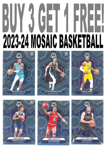 2023-24 Panini Mosaic Basketball (BUY 3 GET 1) You Pick/Complete Your Set 1-300 - Picture 1 of 1