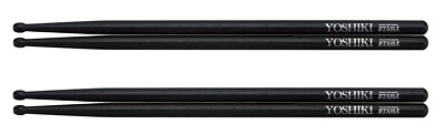 TAMA H-YKB2 X JAPAN YOSHIKI Signature Model Drum Sticks 1pair New