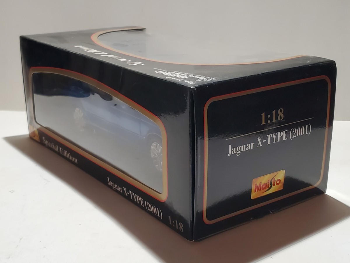 2001 Jaguar X Type Custom Paint Blue Maisto 1:18 Scale Diecast