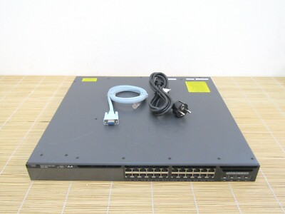 Cisco WS-C3650-24TD-E 24x10/100/1000 Ethernet 2x10G ports IpServices Lic 1x PSU
