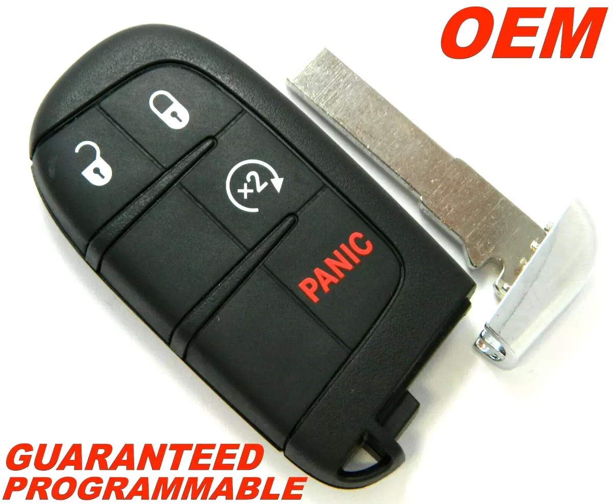 OEM 2015 2022 JEEP RENEGADE 4 BUTTON REMOTE START KEY FOB 6BY88DX9