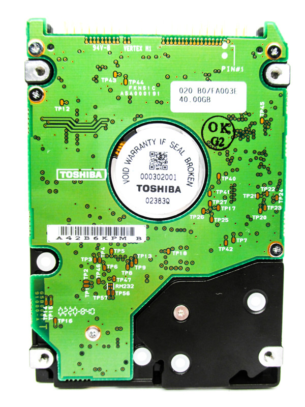 BOARD ONLY Toshiba MK3021GAS IDE PCB:G5B000211 000-A, HDD2181 ZE01