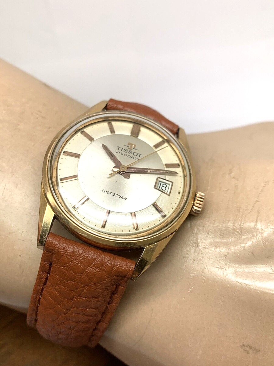 Tissot Visodate Seastar Men's Watch Swiss Manual Wind Vintage 35mm