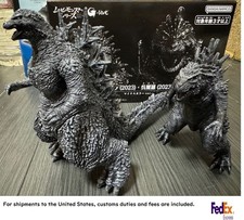 2024 Premium Bandai Minus Color Godzilla 2023 and Odo Island Form Figure Set One