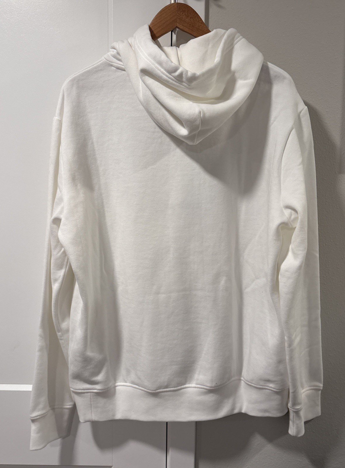 Polo Ralph Lauren Logo Fleece Hoodie White Royal Blue Chenille Men’s L NWT $168 thumbnail 6