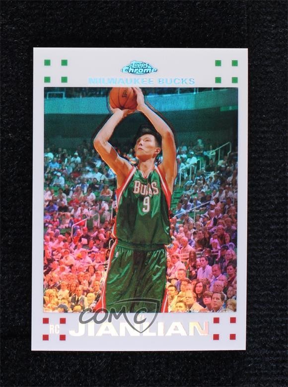 2007-08 Topps Chrome White Refractor 38/99 Yi Jianlian #135 0d7v