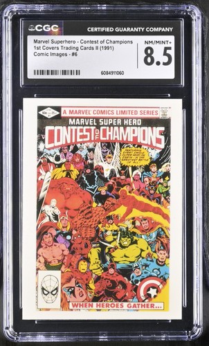 1991 Contest of Champions 1st Covers Marvel Comics Presents Card #6 CGC 8.5
