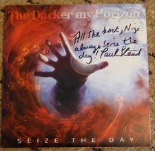 The Darker My Horizon CD Seize the day album 2019  signed by founder Paul Stead 