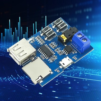 MP3 Audio Player Modul mit TF Karte U Disk Unterstützung und Tastensteuerung