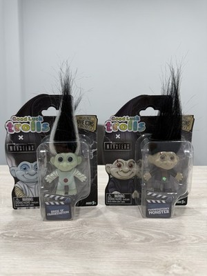 NEW Good Luck Trolls Universal Monsters. Frankenstein & Bride Of