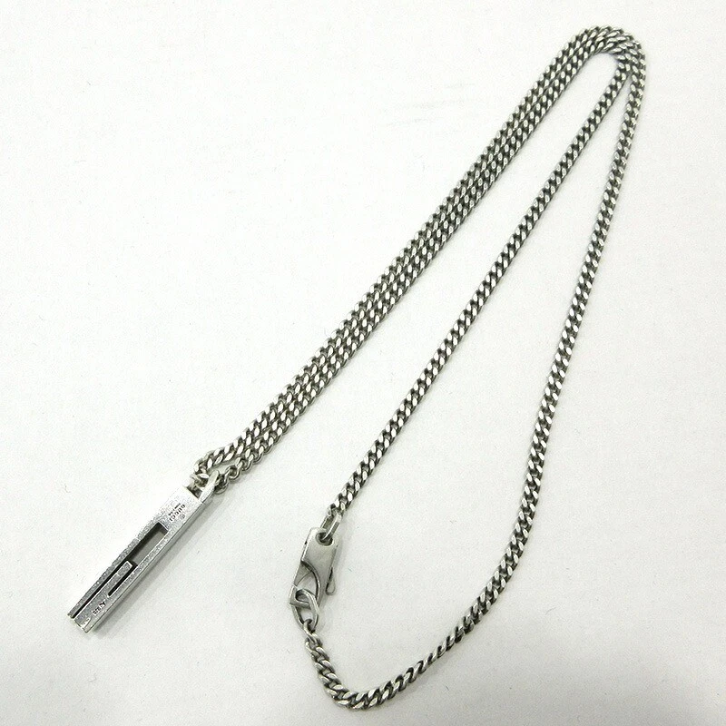 Collana Gucci usata motivo G logo G argento 225055 J8400 8106 colore Mie principale