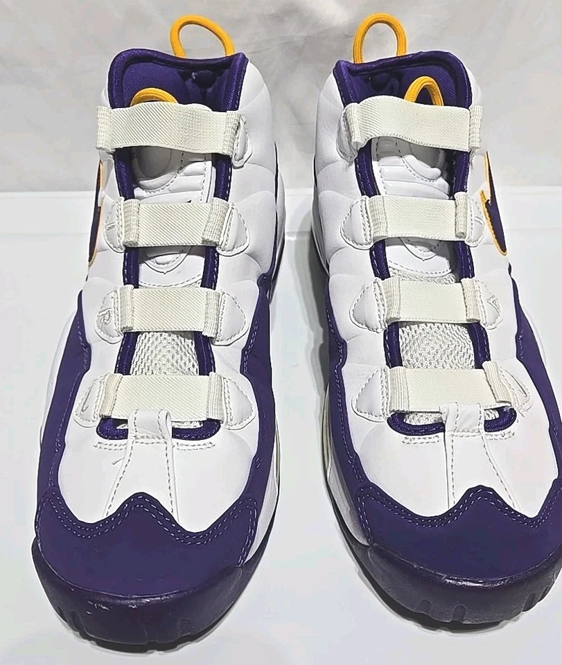 Nike Air Max Uptempo Basketball Shoes LA Lakers Mens 11 - Image 3 of 4