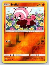 Stufful 55/111 Common Crimson Invasion Pokemon Reverse Holo