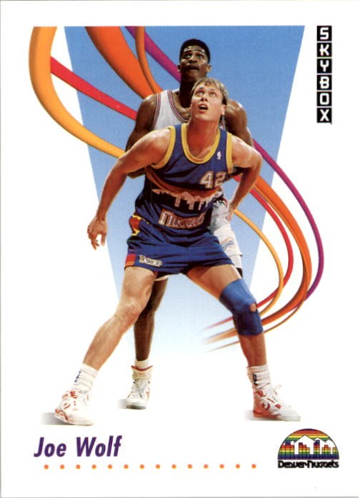 1991-92 SkyBox #76 Joe Wolf - BSK