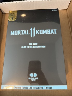 McFarlane Toys Gold Label Mortal Kombat Sub-Zero (Glow in the Dark) Figure NIB