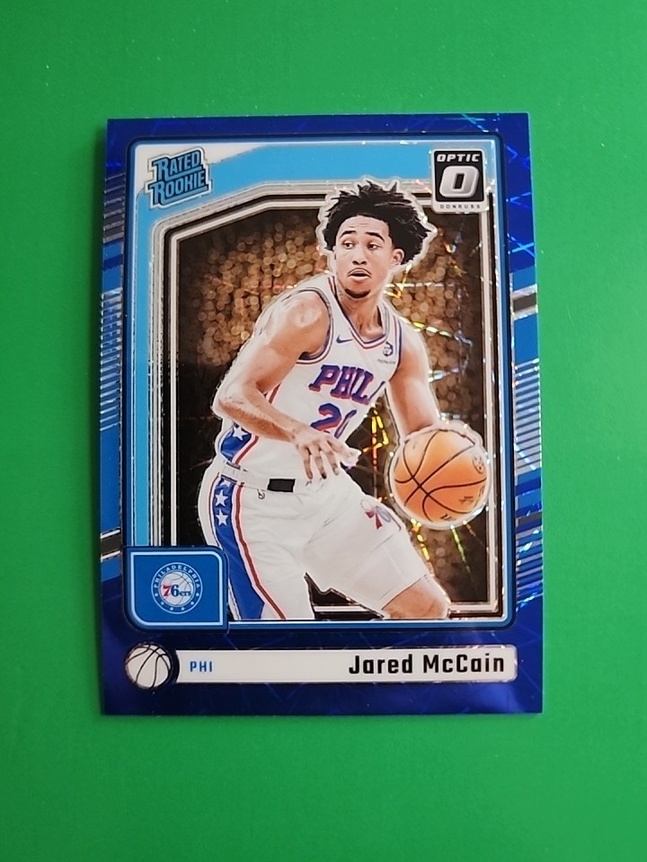 2024-25 Donruss Optic #270 Jared McCain Blue Velocity