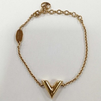 LOUIS VUITTON Essential V M61084 Gold Color Used