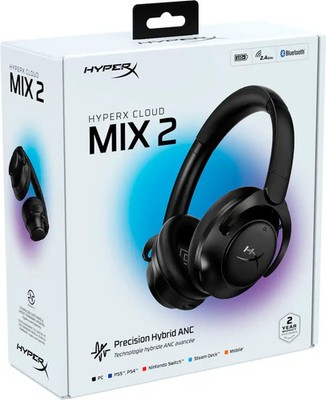 HyperX Cloud MIX 2 Wireless Gaming Headset Black Grade A