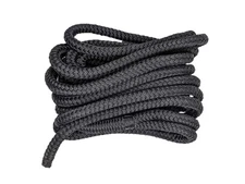 South Bend Rope Marine Grade Double Braided Nylon Dock Line w/Eye Splice (Bla...