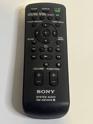 GENUINE SONY RM-AMU009 AUDIO SYSTEM REMOTE - CMT-BX50BTi CMT-HX70BTR CMT-HX50BTR
